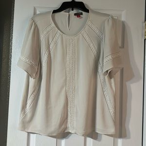 White Peasant Top (Polyester)